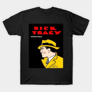 Dick Tracy Vintage Comic Strip Police Officer Print T-Shirt